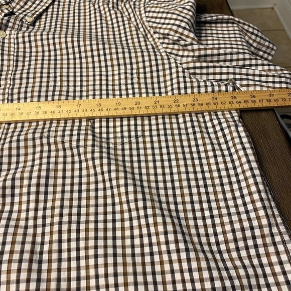 Chaps men shirt sleeve button down casual shirt size XL - Picture 5 of 9